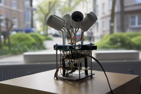 interactive abondend hardware sculpture "the speach" interactive abondend hardware sculpture "the speach"