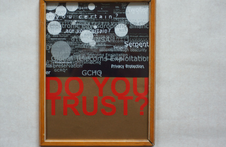 Do you TRUST? by Dominik Jais - modern artwork
