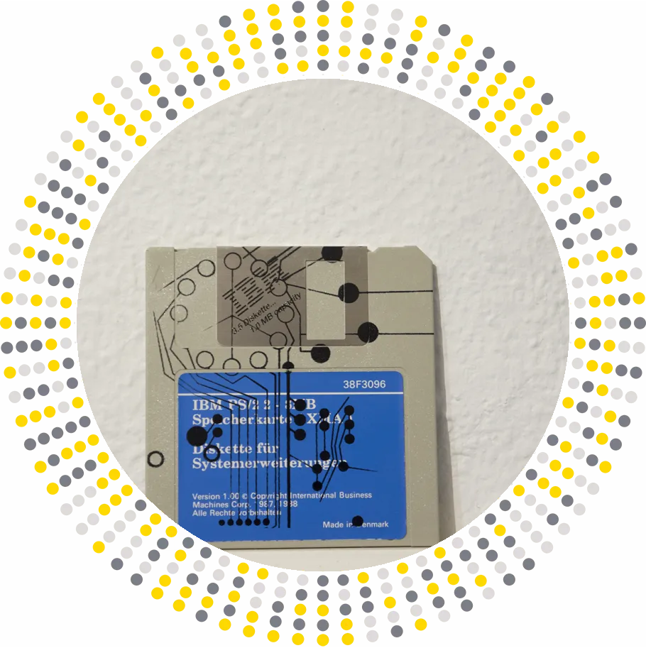 Peace II - 3.5" floppy disk artwork