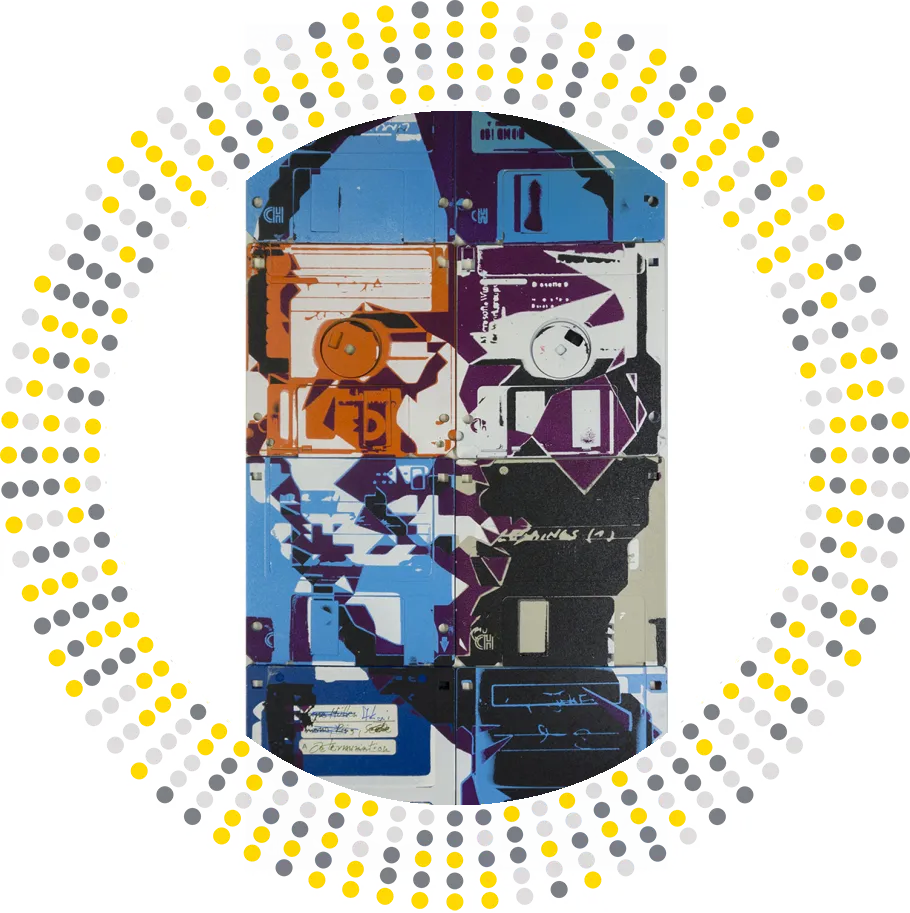 Are we the robotos - floppy disk artwork
