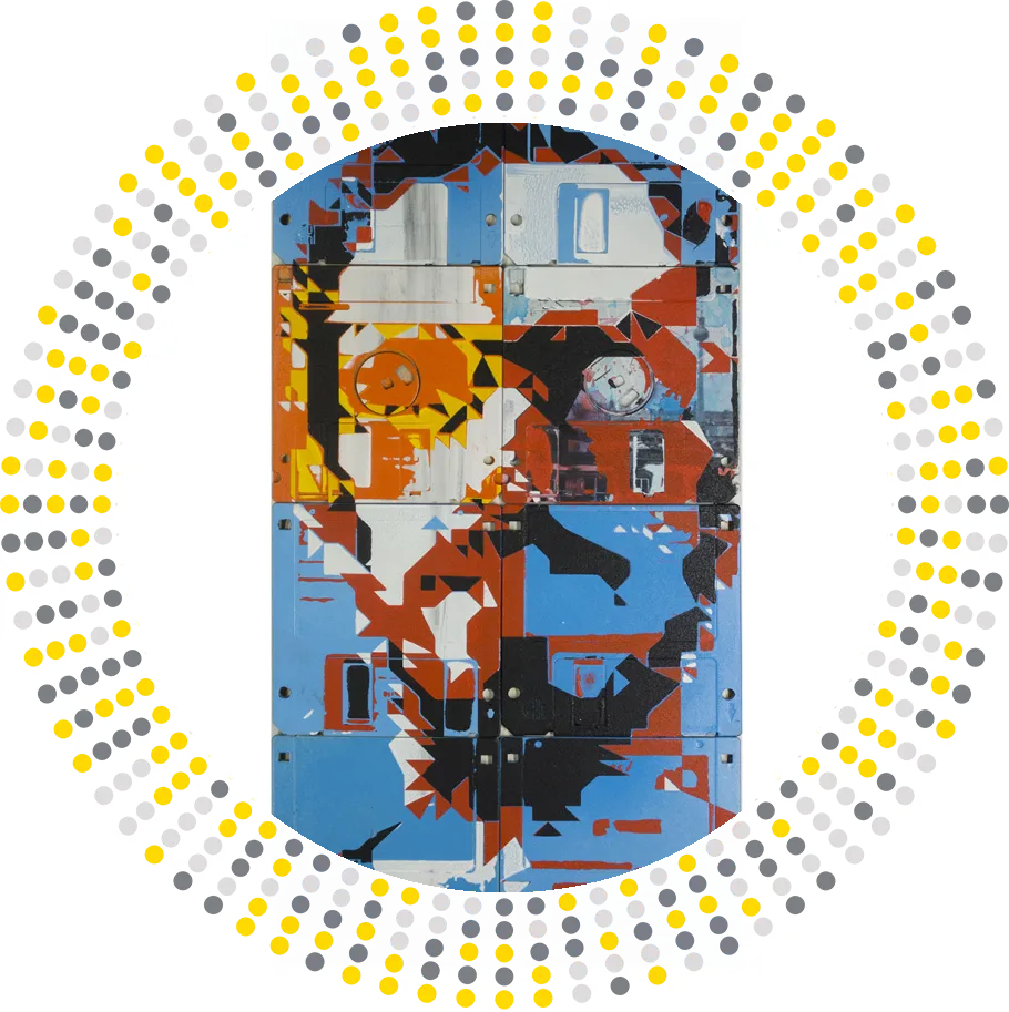 Are we the robotos - floppy disk artwork
