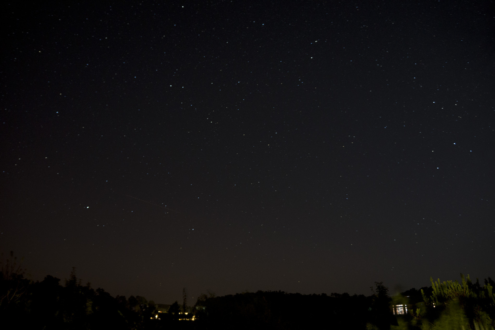 A free wish - falling star during a night in Tamera, Portugal A free wish - falling star during a night in Tamera, Portugal