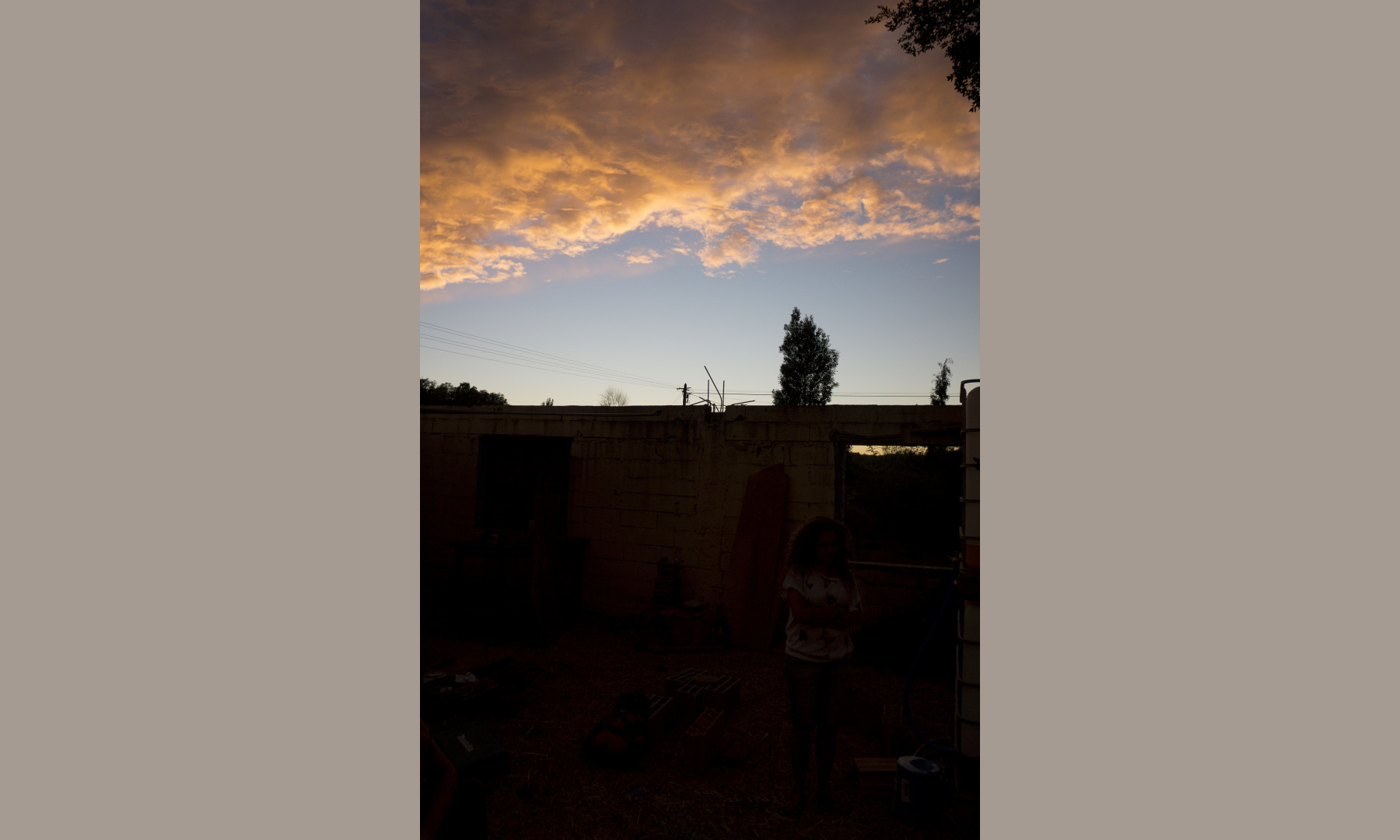 Sundown in Tamera Portugal
