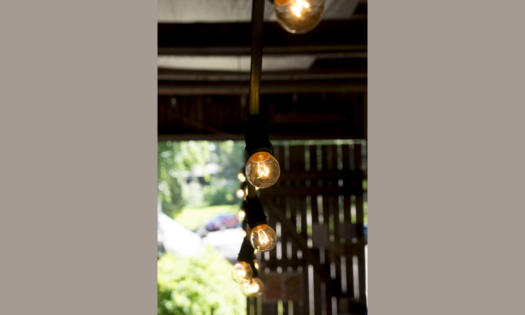 Lights a barn