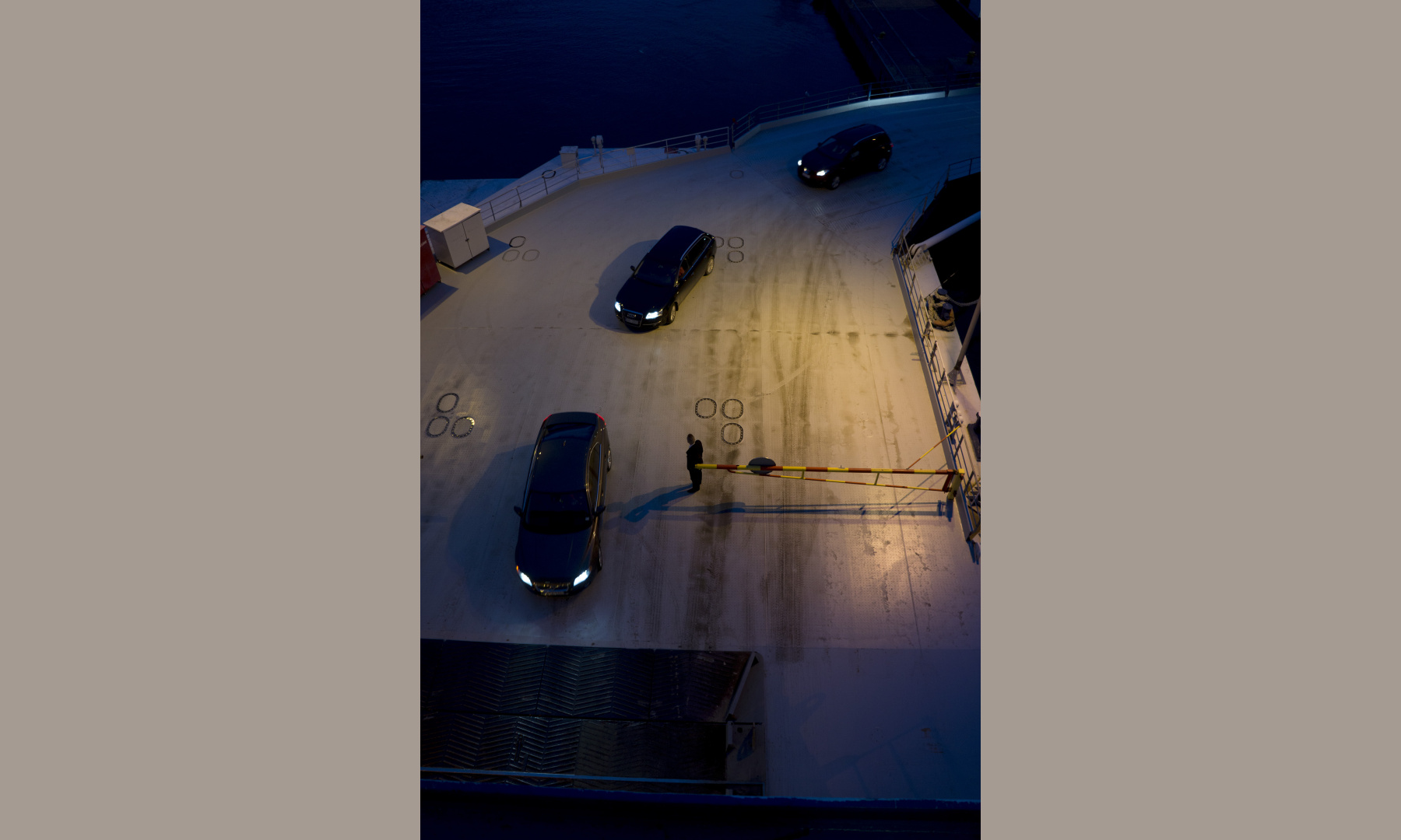 Cars entering the ferry in Maarianhamina Cars entering the ferry in Maarianhamina