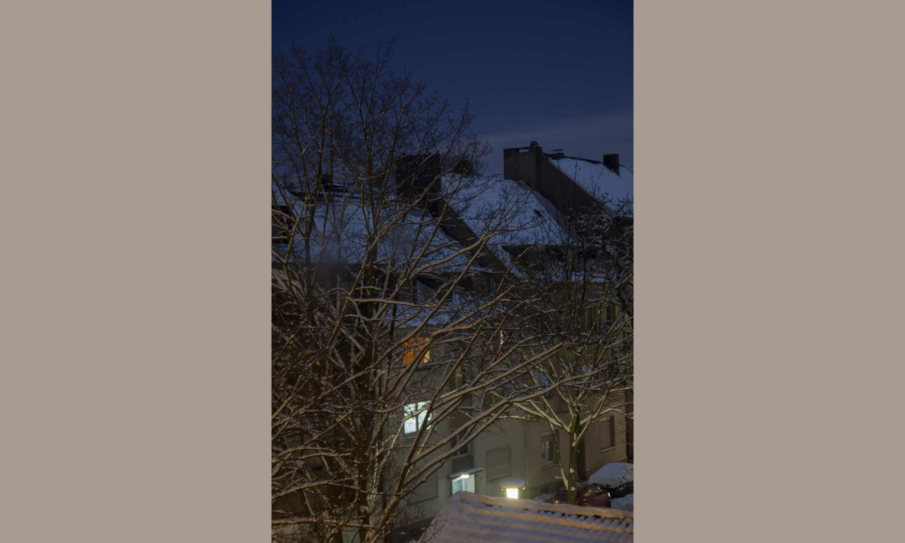 Winter roofs in Essen Südviertel Winter roofs in Essen Südviertel