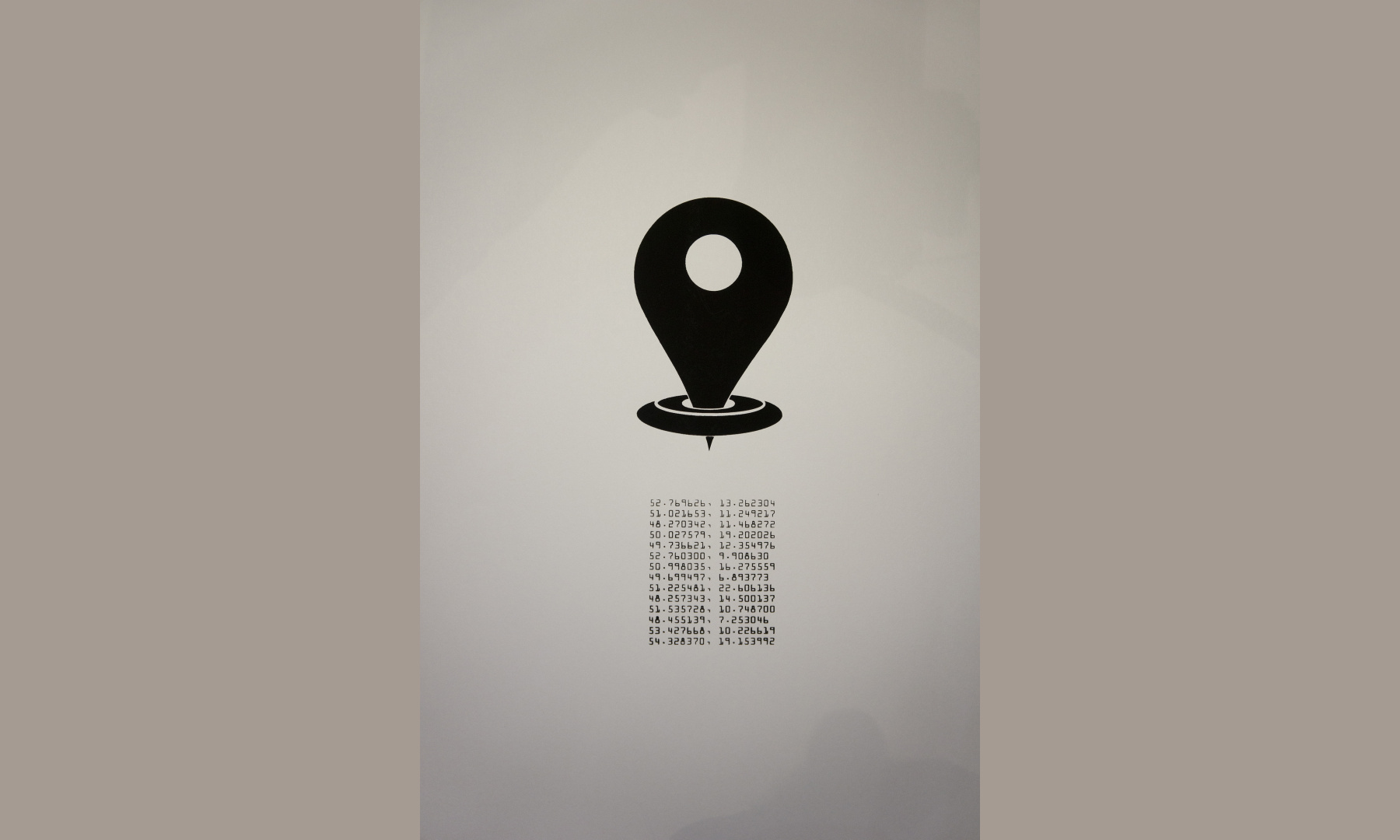 Places of interest - those places we will have forgotten sooner or later - contemporary artwork