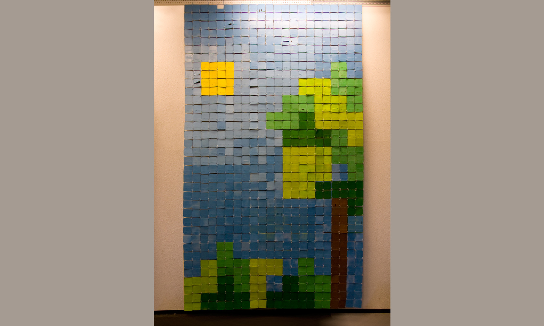 Play the world - Floppy Disk installation by Artist Dominik Jais