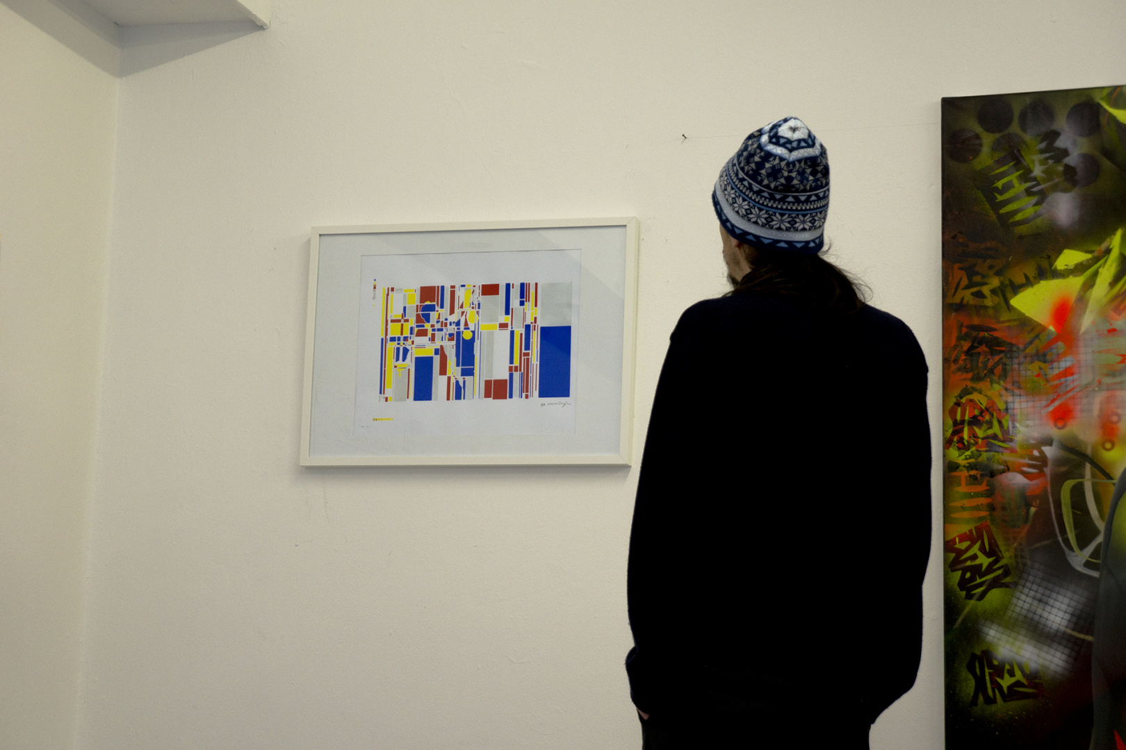 Justitia silk screen based on a algorithm Justitia silk screen based on a algorithm