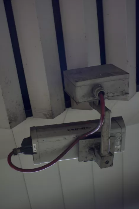 A security cam at one of the subway stations in Essen, Germany A security cam at one of the subway stations in Essen, Germany