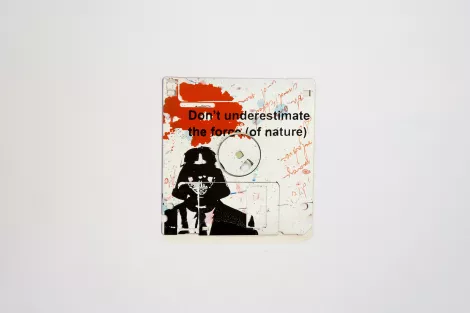The force of nature - consumer critics at its best - printed on 3.5" Floppy Disk The force of nature - consumer critics at its best - printed on 3.5" Floppy Disk