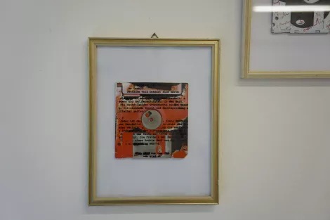 GG tattered - from the brave new words series - contemporary artwork GG tattered - from the brave new words series - contemporary artwork