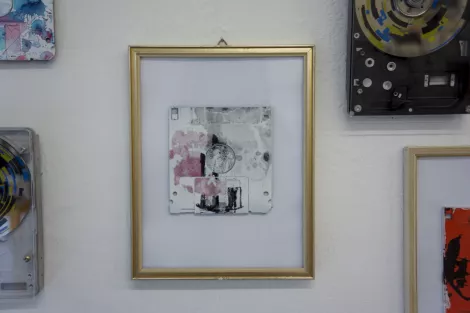 Silk screening on floppy disks - Ruhrgebiet II Silk screening on floppy disks - Ruhrgebiet II