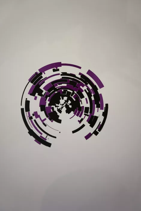 Circle IV - are you here series - contemporary art by Dominik Jais Circle IV - are you here series - contemporary art by Dominik Jais