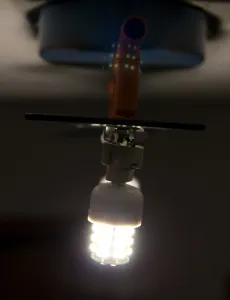 Less 01 - Deckenlampe - alte Disketten - Upcycling