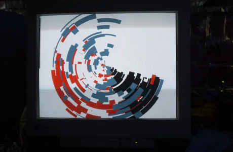 Shapes of mine - interactiv generative art installation by Dominik Jais